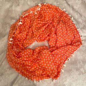 J. Crew infinity scarf with tassels